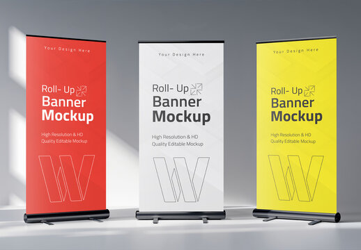 Roll-up Banner Mockup