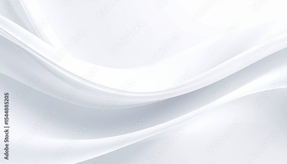 Poster flowing white fabric texture studio abstract image soft environment close-up view elegance concept