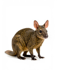 Small Spotted Kangaroo Sitting Upright
