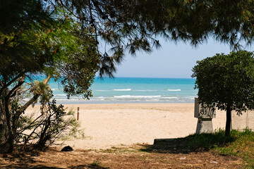 Entrance to the beach