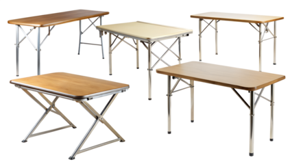 wooden table and chairs