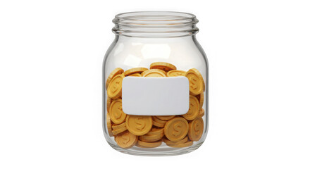 Mason Jar Filled with Gold Coins: Savings, Investment, and Financial Growth