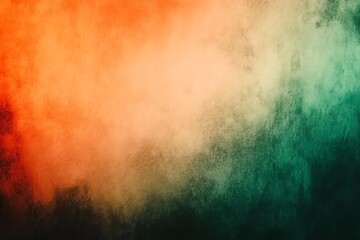 Fototapeta premium Abstract Gradient Blend of Dusty Orange Green and Red