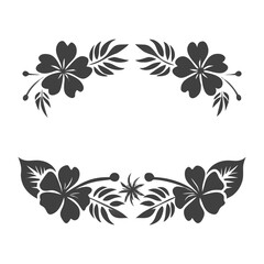 Obraz premium Flower icon set vector