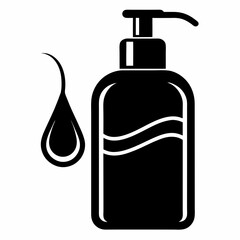 set of cosmetic bottles