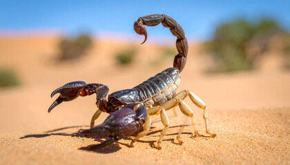 Generated image Aggressive scorpion danger animal 