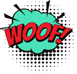 Comic pop art speech bubble