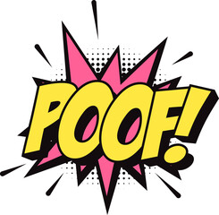 Comic pop art speech bubble