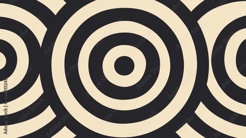 Poster geometric patterns in black and white urban setting digital art minimalist design aerial view visual