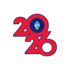 2026 banner with Guam flag inside.