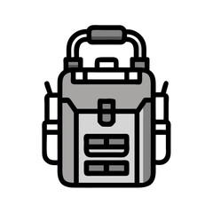 vector illustration of a durable bag