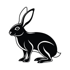Vector illustration of a rabbit