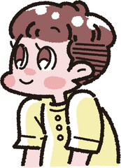 話している子どものイラスト