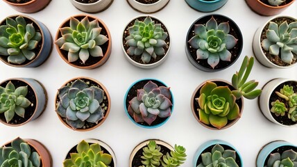 set of succulent pots