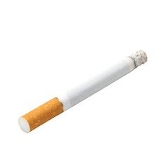 Cigarette  for Anti-Smoking Campaigns isolated on transparent background
