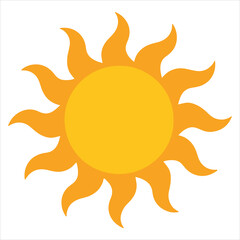 Bright Summer Sunshine Illustration for Happy Designs

