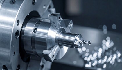 Precision Machining Tool with Metal Drill for Industrial Application