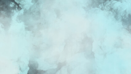 Soft, ethereal cloud. Light blue hazy background.