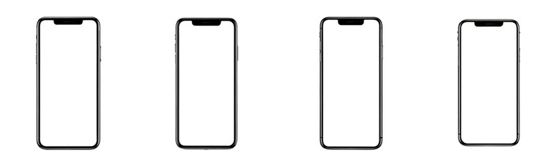 スマートフォンレイアウト PNG (透過画面/透過背景) スマートフォンオーバーレイ