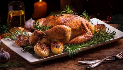 roasted chicken with herbs perfect dinner