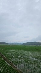 Beautiful scenery in rural areas in Korea