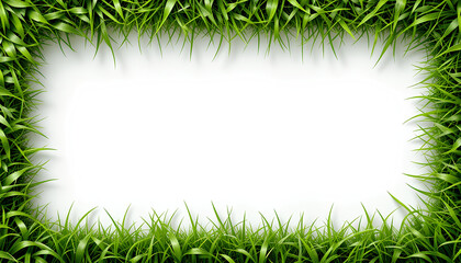 Patch of Fresh Green Lawn Grass Isolated on Transparent Background – Realistic Nature Ground Cover