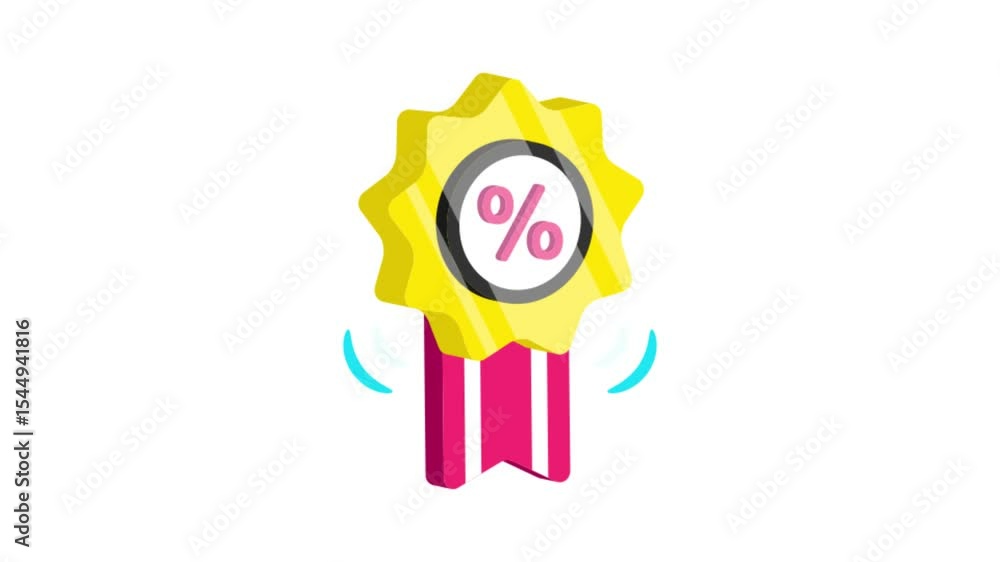 Poster badge icon animation mp4 file