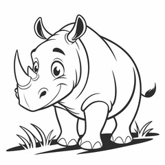 Rhino with Rounded Features Icon