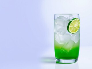 Green Cocktail with Lime