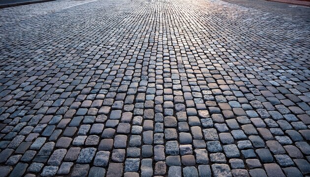 cobblestone pavement texture