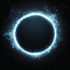 Naklejka premium light glow effect on black background