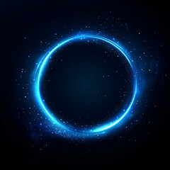 light glow effect on black background