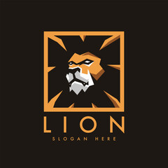 Lion logo for sports team