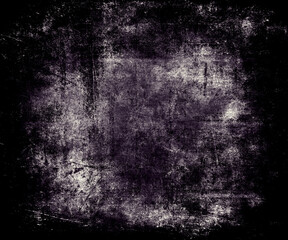 Dark scratched grunge vintage background, old wall, space for your design