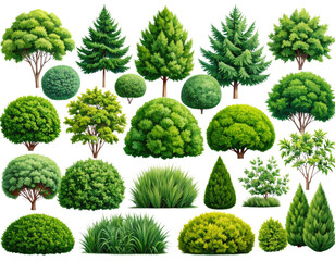 collection of trees