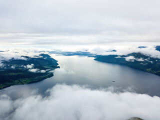 Beautiful fjord in Norway