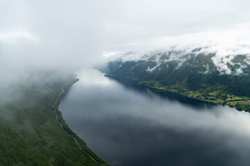 Beautiful fjord in Norway