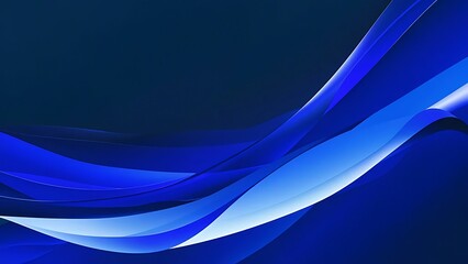 Obraz premium abstract blue wave background