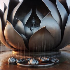 Cupped in mirroring the ge