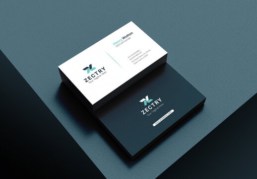 Modern Corporate Business Card Design Layout