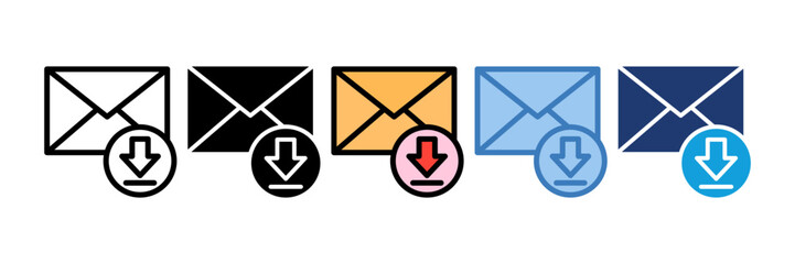 Inbox Icon Element For Design