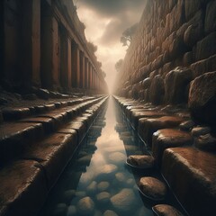 A row of a fading