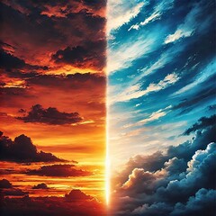 A sky of transitional times