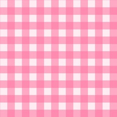 Pink gingham checkered pattern background. Seamless pastel pink plaid design, perfect for fabric, textile, scrapbooking, and cute digital projects. Soft and sweet vintage aesthetic.