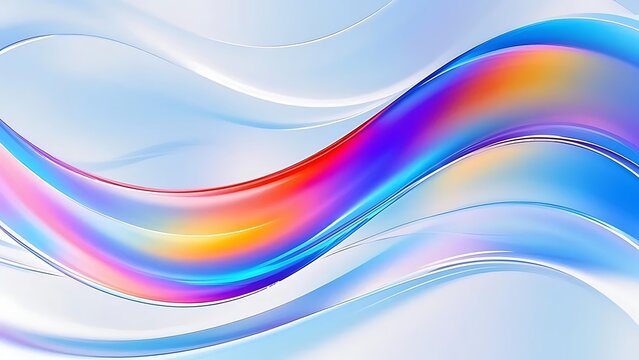 abstract colorful wave background