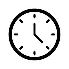 wall clock vector illustration
