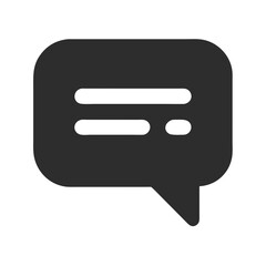 Fototapeta premium chat icon on metal internet button