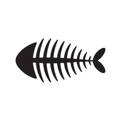 A vector of fishbone symbol