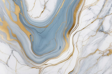 Seamless Blue Gray Gold Marble Texture Background pattern