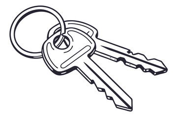 Minimal Keys and Ring Illustration